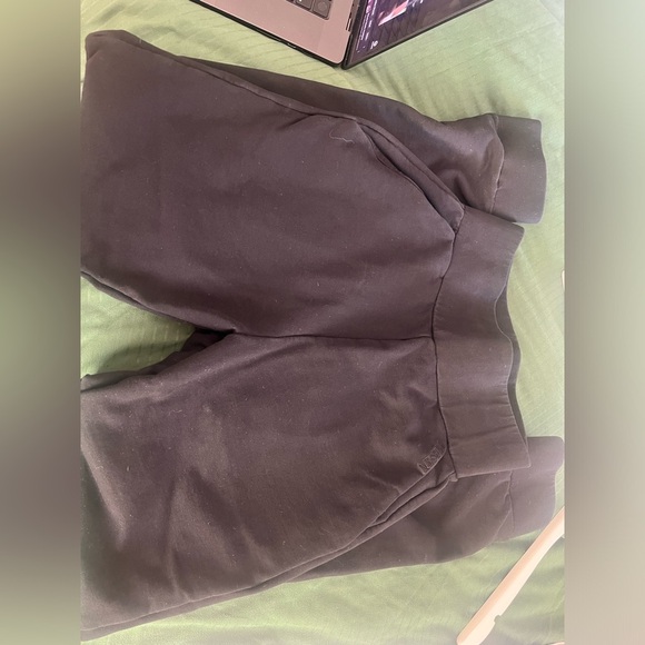 Black Meshki high waisted fitted jogger pants xs - Picture 5 of 9